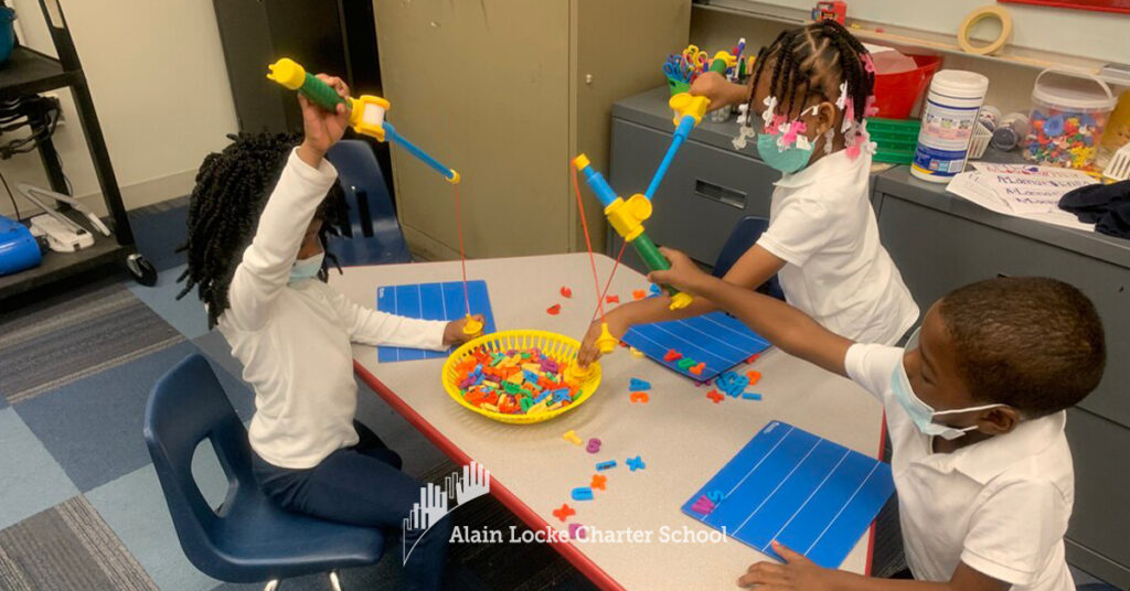 Alain Locke pre-K all-stars in the classroom during the fall of the 2021-22 school year